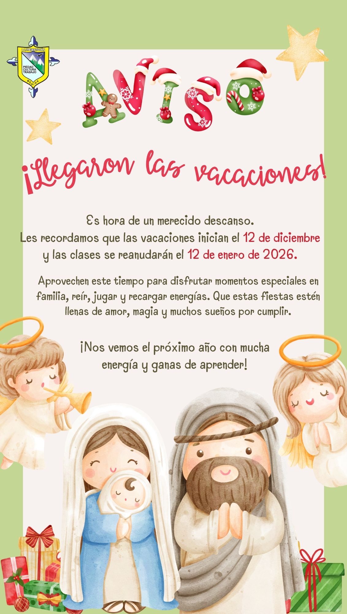 “Un Cierre con Gratitud y un 2026 Lleno de Luz”