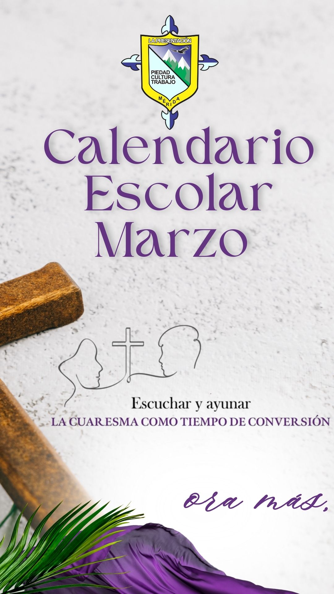 Calendario mes de Marzo